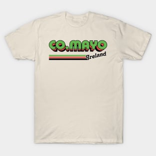 County Mayo / Irish Retro County Pride Design T-Shirt